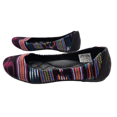 Zapatos planos de ballet tapiz azteca boho para mujer talla 7 arrecife Bella Costas tropicales Foto 1 de 4
