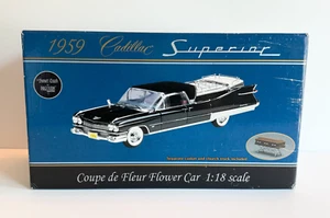 SUNSET COACH, 1959 CADILLAC Superior Coupe De Fleur FLOWER CAR HEARSE 1:18. NIB! - Picture 1 of 16