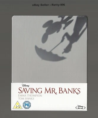 DISNEY'S SAVING MR. BANKS - UK EXCLUSIVE BLU RAY STEELBOOK - NEW & SEALED - Image 1 of 4