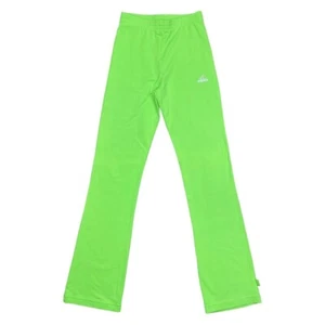 Vintage Adidas Neon Green Leggings Slight Flare Bottoms SIZE GB26” - Picture 1 of 4