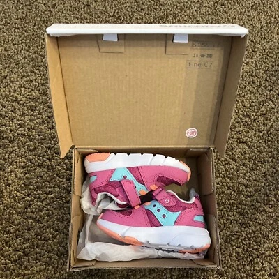 Кроссовки Saucony Baby для девочек ясельного возраста размер 4w Jazz Lite 2.0 - Изображение 1 из 4