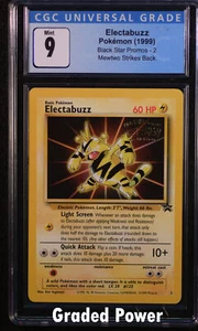 Promo Electabuzz Black Star Promo CGC 9 (0125) #2 Pokemon - Bild 1 von 1