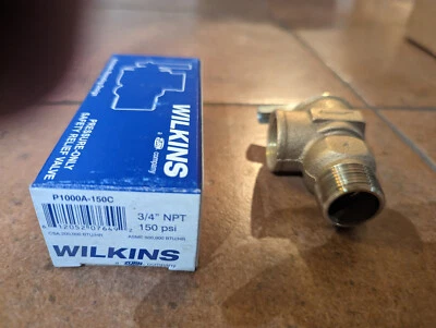 (1) Válvula de alívio Zurn P1000A-150C - Wilkins 3/4" 150 PSI - Imagem 1 de 4