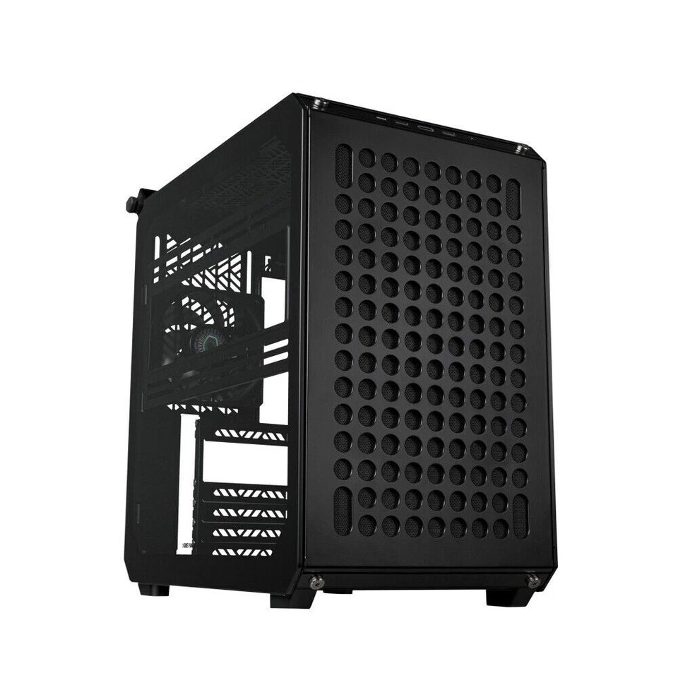 Cooler Master Qube 500 Flatpack Mid Tower Case - Black