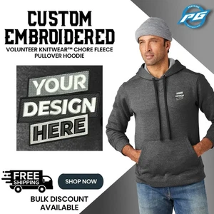 Prendas de punto voluntarias bordadas personalizadas para tareas suéter polar sudadera con capucha regalo para él - Imagen 1 de 8