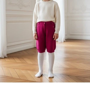 Janie & Jack knielanges Höschen rosa bestickt 3 - Bild 1 von 6