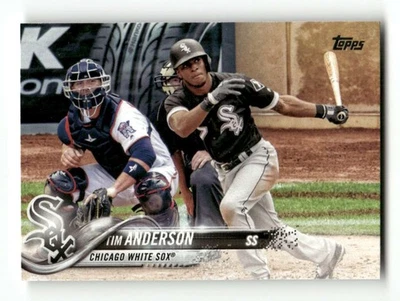 2018 Topps #252 Tim Anderson NM Near Mint White Sox BXCP55 - Image 1 of 2