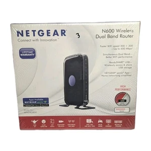 NETGEAR Wi-Fi Wireless N600 Dual Band Router WNDR3400 New Factory Sealed - Picture 1 of 5