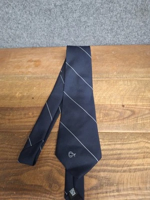 Corbata Park Lane azul marino con logotipo de avión Foto 1 de 3