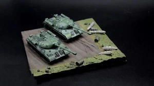 WWII Tank Scene Diorama 1/72 – Painted IS-3 & 3M Military Battle Miniature - Picture 1 of 6