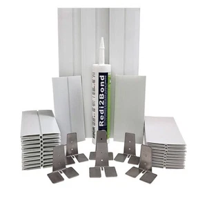 8 x 8 x 4" Dicke Serie Mörtelfreies Silikonsystem Glasblock Installationsset - Bild 1 von 11