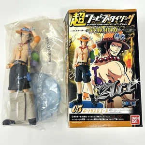 Super One Piece Styling Star Hero Portgas D Ace Figure Bandai Anime - Foto 1 di 11