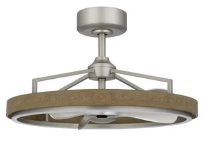 Cal Lighting CF-1002 Arroyo 22" 3 Blade Indoor LED Ceiling Fan - Silver - Picture 1 of 5
