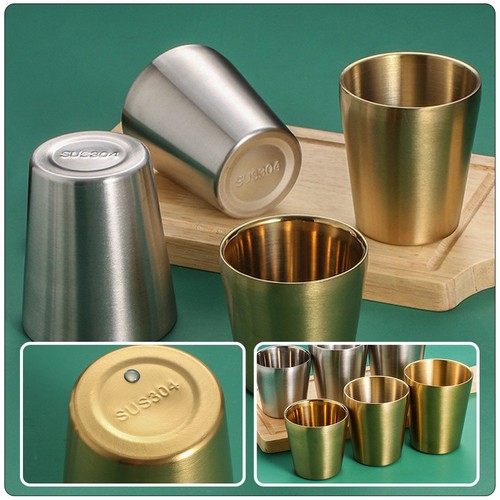 Shot Glass Stainless Steel Cup 180ml Drinking Vessel Anti-rust Small ...