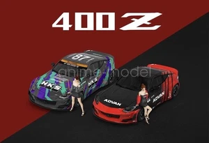 TM 1:64 Scale 400Z Coupe HKS Advan Sports Diecast Display Figure Model - Picture 1 of 14