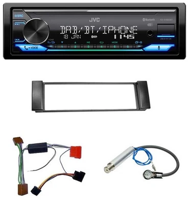 JVC Bluetooth DAB USB MP3 Autoradio für Audi A3 8L 00-03 A6 C5 00-04 Aktivsystem - Bild 1 von 4