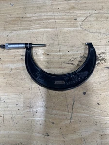Starrett No. 436, 4”-5" Outside Micrometer INV15820 Vintage - Picture 1 of 3