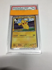 PSA 9 Pitch's Pikachu Holo XY-P J-League Soccer 1st Promo Pokemon Japanese 2014 - Picture 1 of 4