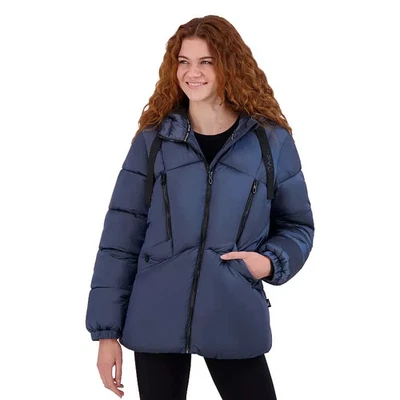 Chaqueta acolchada Spyder para mujer True Navy pesada cremallera completa resistente al agua M nueva con etiquetas Foto 1 de 4