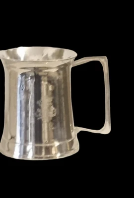 portapenne da scrivania argento sheffield porta penne matite pennarelli vintage  - Immagine 1 di 2