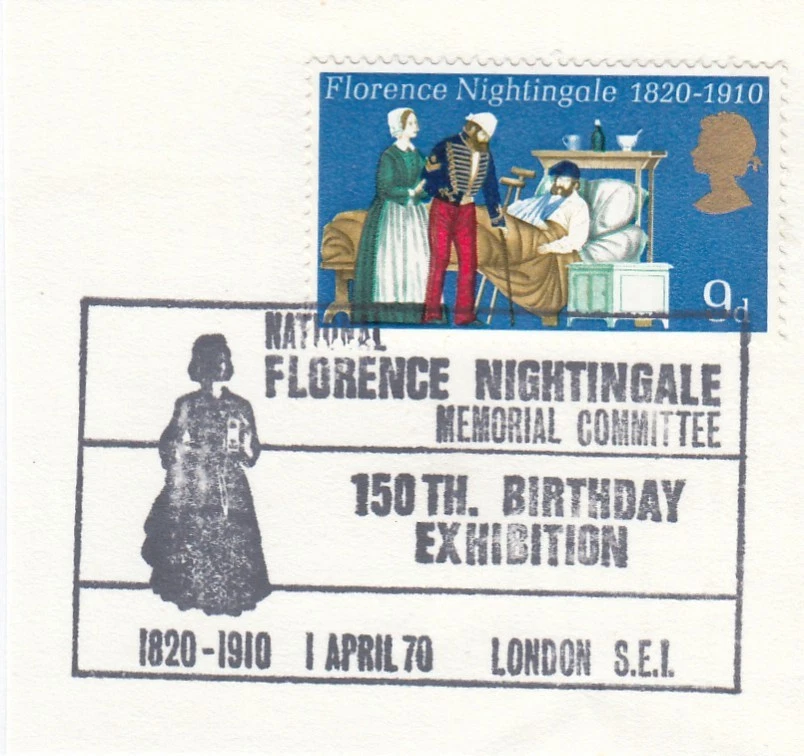 Florence Nightingale Used Memorial Committee London (a) 1970 ON PIECE (149057) - Image 1 of 1