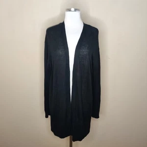 Ann Taylor Leinenmischung Strickjacke groß Damen vorne offen Langarm - Bild 1 von 7