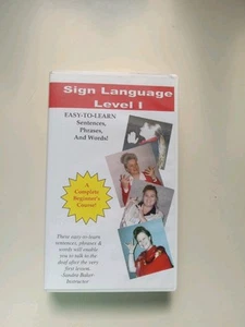 Sign Language Level I VHS USED - Picture 1 of 4