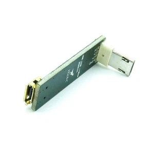 HGLRC Micro USB Adapter 90 Degree Micro-USB Male to Micro-USB Female - Picture 1 of 1