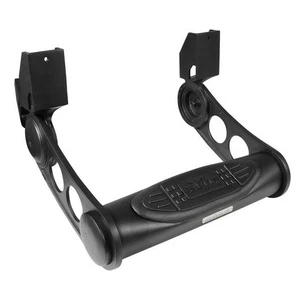 1x Side Step 3" Stainless Steel Tube Adjustable Black Anodized Aluminum Bracket - Picture 1 of 8