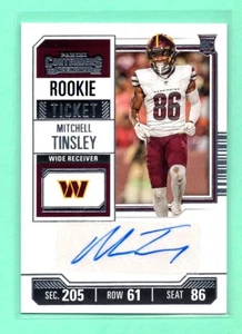 2023 Panini Contenders Mitchell Tinsley #304 Rookie Ticket Autograph - Picture 1 of 2