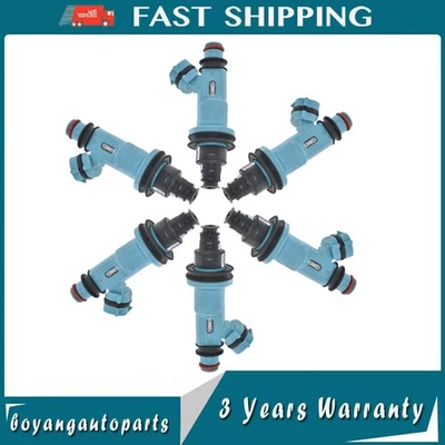 Juego de 6 inyectores de combustible para Lexus GS300 3,0 L 2000-2005 IS300 2001-05 SC300 2000 Foto 1 de 4