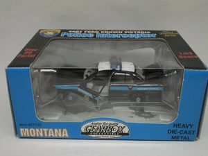 Caja de cambios Ford Crown Victoria 2001 diecast 1:43 Montana Highway Patrol - Imagen 1 de 5