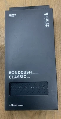 Cinta de manillar Fizik Tempo Microtex Bondcush Performance NEGRA 3 mm TOTALMENTE NUEVA Foto 1 de 2