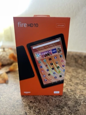 Amazon Fire HD 10 (13th Generation, 32GB, Wi-Fi, 10.1" Display) Black - Image 1 of 2