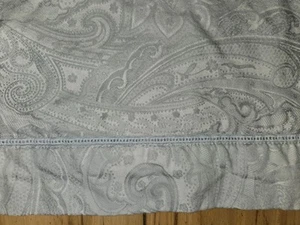 LOT OF 2 LRL Ralph Lauren Suite Paisley Gray Jacquard Pillow Shams Covers KING  - Picture 1 of 10