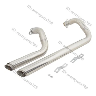 Puntas de tubo silenciador sistema de escape completo para Honda Shadow ACE 750 VT750C 1997-2003 Foto 1 de 4