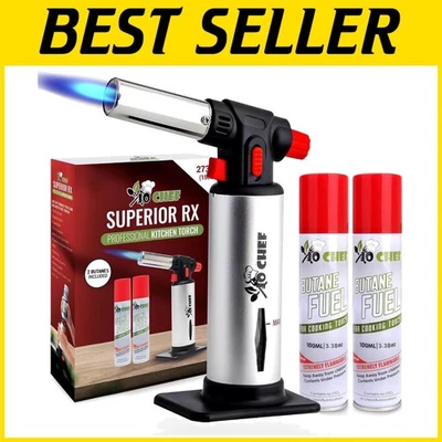 Culinary Blow Torch with Adjustable Flame - Butane Included - Image 1 of 4