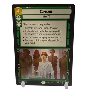 Command Star Wars Unlimited Spark of Rebellion Legendary Non-Foil SOR 107 NM - Bild 1 von 2