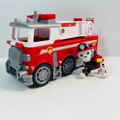 Paw Patrol Marshall Figure & Fire Truck by Spin Master Ultimate Rescue - Image 1 of 4