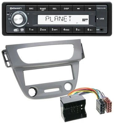 Continental MP3 AUX USB DAB 1DIN Autoradio für Renault Megane 3 Quadlock 09-14 g - Bild 1 von 4