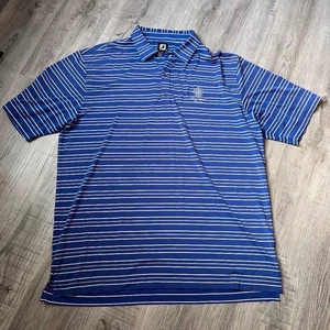 FJ Golf Polo Trump National Charlotte Herren 2XL XXL gestreift Performance Footjoy - Bild 1 von 9