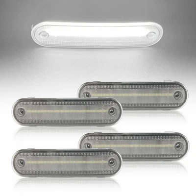 Marcador lateral LED 4X lente de luz transparente frontal traseira PARA MAZDA MX-5 MIATA 1990-2005 - Imagem 1 de 4