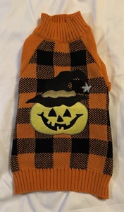 Suéter para Perro Halloween Jack O Linterna Calabaza Grande 12" X 7" - Imagen 1 de 5