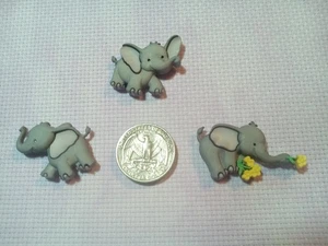 Baby Elephant Needle Minders by SandrasStitchStash - Picture 1 of 9