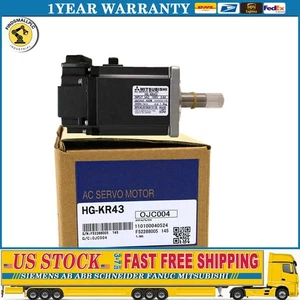 New Sealed HG-KR43 In Box MITSUBISHI HG-KR43 Servo Motor HG-KR43 US Free TAX - Picture 1 of 7