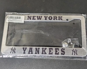 Marco de placa de metal de los Yankees de Nueva York MLB béisbol NY - Imagen 1 de 2