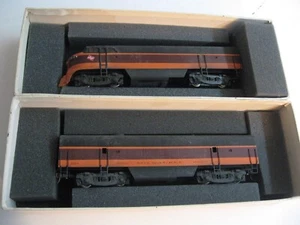 RED BALL FAIRBANKS MORSE “C” LINE BRASS MILWAUKEE ROAD LOCOMOTIVE & BOOSTER - Picture 1 of 11
