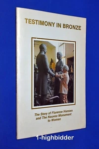 SIGNED! Testimony in Bronze Florence Hansen Nauvoo Monument to Women LDS Mormon - Picture 1 of 7