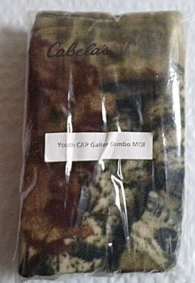 CABELAS YOUTH BEANIE/GAITER COMBO. MOSSY-OAK INFINITY - Image 1 of 2