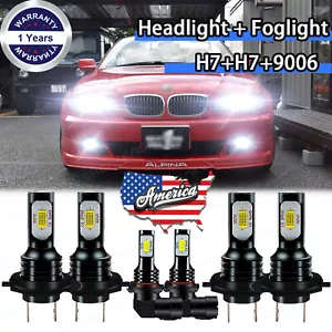 Se adapta a BMW 330Ci 325Ci 2001-2006 6x Combo Faros LED Faros Antiniebla Kit - Imagen 1 de 12